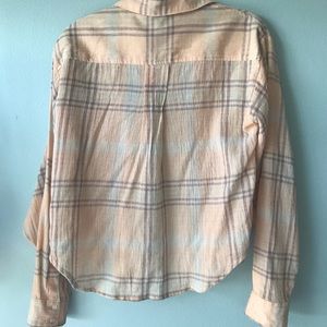 Free People plaid top